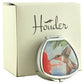 Designer Pill Box for Purse or Pocket (Clamshell) - Gift Box Included Houder