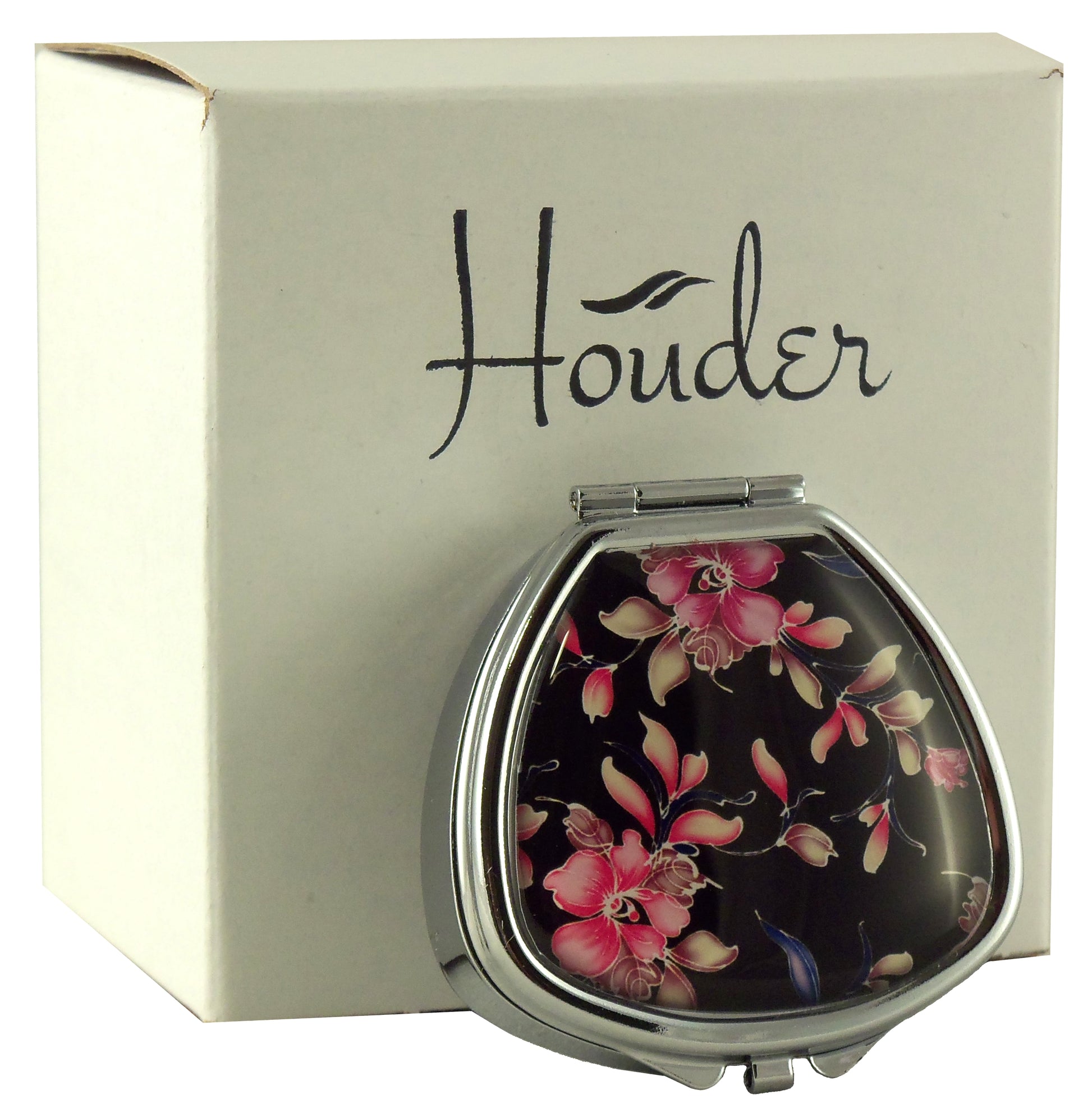 Designer Pill Box for Purse or Pocket (Clamshell) - Gift Box Included Houder