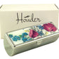 Designer Lipstick Case with Mirror for Purse -  Velvet Lined - Gift Box Included Houder