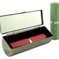 Designer Lipstick Case with Mirror for Purse -  Velvet Lined - Gift Box Included Houder