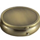 Classy Brass Metal Pill Box for Purse or Pocket - Gift Box Included Houder