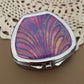 Designer Pill Box for Purse or Pocket (Clamshell) - Travel Pill Case with Gift Box